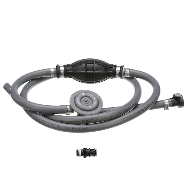 Attwood Universal Fuel Line Kit - 3/8in Dia.x6' Length w/Sprayless Connectors & Fuel Demand 93806UUSD7 - main